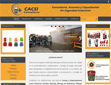 Tablet Screenshot of cacsiconsultores.com.mx